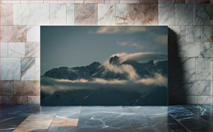 Πίνακας, Mountain Peaks at Dusk Βουνοκορφές στο σούρουπο
