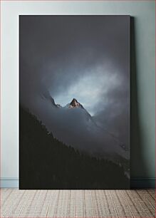 Πίνακας, Mountain Peaks in the Mist Βουνοκορφές στην Ομίχλη