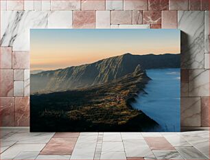 Πίνακας, Mountain Range at Dawn Οροσειρά την αυγή