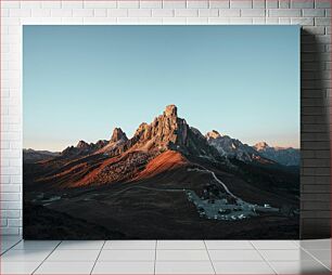 Πίνακας, Mountain Range at Dusk Οροσειρά το σούρουπο