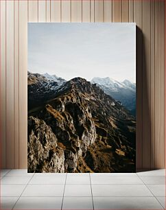 Πίνακας, Mountain Range at Sunrise Οροσειρά στο Sunrise