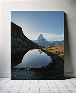 Πίνακας, Mountain Reflection in Tranquil Lake Αντανάκλαση βουνού στην ήρεμη λίμνη