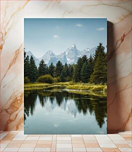 Πίνακας, Mountain Reflection Αντανάκλαση βουνού