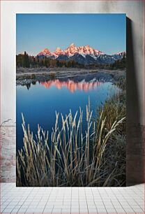 Πίνακας, Mountain Reflections at Sunrise Αντανακλάσεις βουνού στην ανατολή του ηλίου