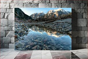 Πίνακας, Mountain Reflections Αντανακλάσεις Βουνού