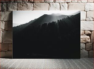 Πίνακας, Mountain Silhouette at Sunrise Mountain Silhouette at Sunrise