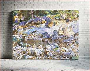 Πίνακας, Mountain Stream (ca. 1912–1914) by John Singer Sargent