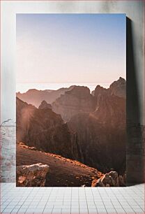 Πίνακας, Mountain Sunrise Ανατολή του βουνού