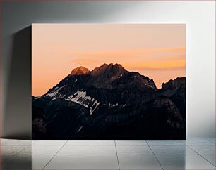Πίνακας, Mountain Sunset Landscape Ορεινό τοπίο ηλιοβασιλέματος