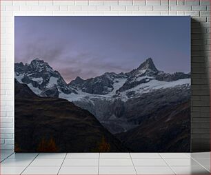 Πίνακας, Mountain Twilight Βουνό Λυκόφως
