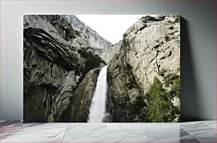 Πίνακας, Mountain Waterfall Ορεινός καταρράκτης
