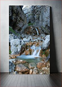 Πίνακας, Mountain Waterfall Ορεινός καταρράκτης