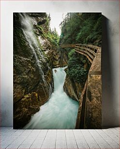 Πίνακας, Mountain Waterfall Walkway Mountain Waterfall Walkway