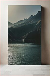 Πίνακας, Mountainous Landscape with Lake Ορεινό τοπίο με λίμνη
