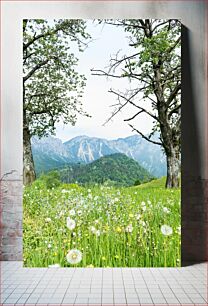 Πίνακας, Mountainous Meadow with Spring Blossoms Ορεινό Λιβάδι με Ανοιξιάτικα Άνθη