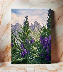 Πίνακας, Mountains and Flowers Βουνά και λουλούδια