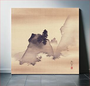 Πίνακας, Mountains (right from the triptych Three Evening Scenes) during first half 19th century by Suzuki Kiitsu