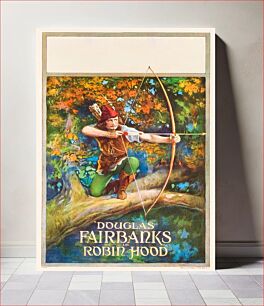 Πίνακας, Movie poster for the 1922 United Artists Robin Hood film, starring Douglas Fairbanks