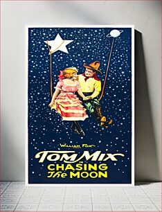 Πίνακας, Movie poster for the American drama film Chasing the Moon (1922) chromolithograph by Fox Film Corp