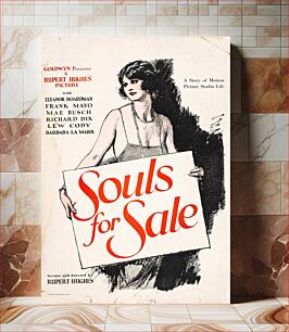 Πίνακας, Movie poster for the American film Souls for Sale (1923)