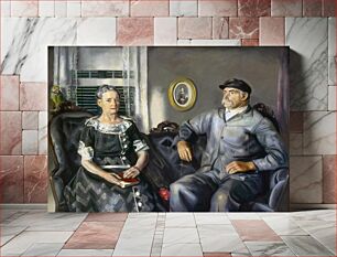 Πίνακας, Mr. and Mrs. Phillip Wase (1924) by George Wesley Bellows