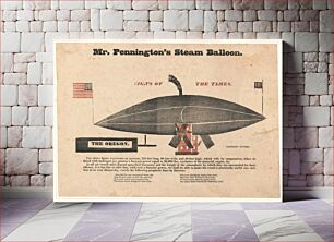 Πίνακας, Mr. Pennington's steam balloon, signs of the times : The Oregon