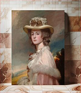 Πίνακας, Mrs. Davies Davenport (1782–1784) by George Romney