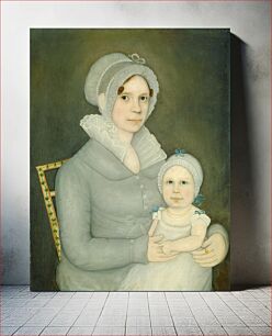 Πίνακας, Mrs. John Harrisson and Daughter (ca. 1823) by Frederick W. Mayhew