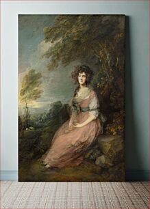 Πίνακας, Mrs. Richard Brinsley Sheridan (1785–1787) by Thomas Gainsborough