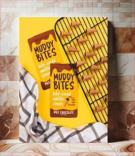 Πίνακας, Muddy Bites Chocolate Waffle Cones Muddy Bites Κώνοι Βάφλα Σοκολάτας