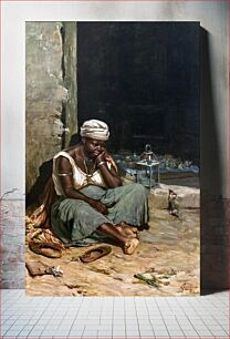 Πίνακας, Mulata quitandeira by Antonio Ferrigno 1893