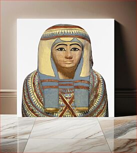 Πίνακας, Mummy and Painted Cartonnage of an Unknown Woman (between 850 and circa 750 BC), ancient Egyptian object