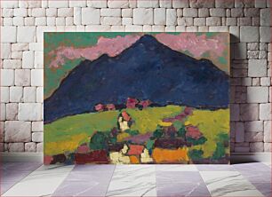 Πίνακας, Murnau (1910) by Alexej von Jawlensky