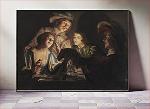 Πίνακας, Musical Group by Candlelight by Gerard Van Honthorst