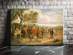 Πίνακας, Muster Day (1843) or after by Charles Henry Granger