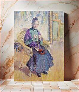 Πίνακας, My mother-in-law, 1911, Wilho Sjöström