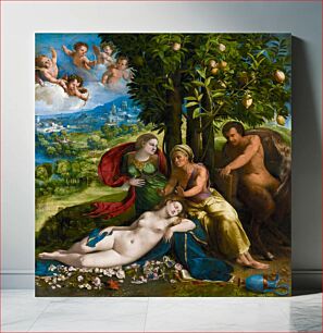 Πίνακας, Mythological Scene by Dosso Dossi (1490-1542)