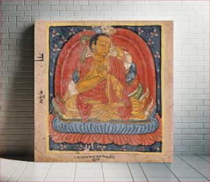 Πίνακας, Nagarjuna (left), Buton Rinpoche (right), Folio from a Dharani (Protective or Empowering Spells)