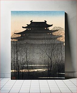 Πίνακας, Nagoya Castle (ca.1932) by Hiroaki Takahashi