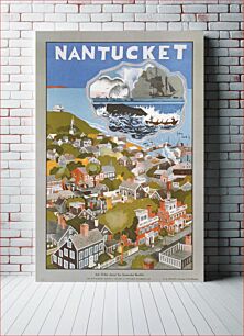 Πίνακας, Nantucket: The New York, New Haven & Hartford Railroad Co. / John Held Jr. (1925)