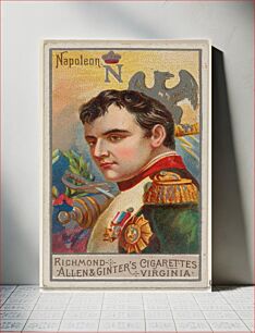 Πίνακας, Napoleon Bonaparte, from the Great Generals series (N15) for Allen & Ginter Cigarettes Brands