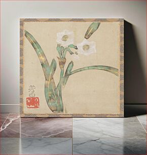 Πίνακας, Narcissus during 18th–19th century by Nakamura Hochu