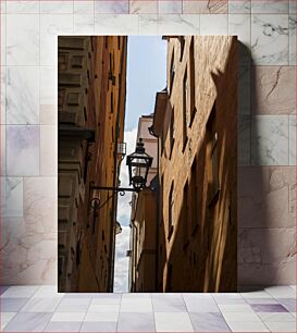 Πίνακας, Narrow Alley with Lantern Στενό Σοκάκι με Φανάρι