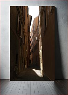 Πίνακας, Narrow Alleyway with Historical Architecture Στενό δρομάκι με Ιστορική Αρχιτεκτονική
