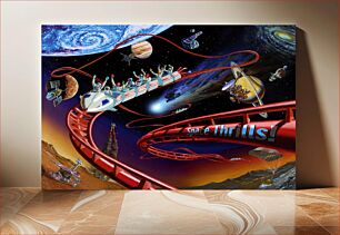 Πίνακας, NASA educational material: Discovery & New Frontiers Space Thrills Poster. Discover Program Poster (2006) illustrated by NASA