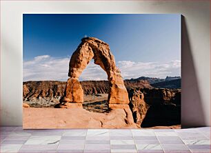Πίνακας, Natural Arch in Desert Landscape Φυσική Αψίδα σε Ερημικό Τοπίο