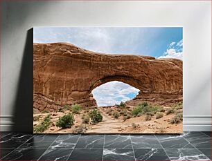 Πίνακας, Natural Archway in Desert Φυσική Αψίδα στην Έρημο