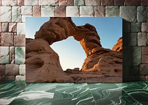 Πίνακας, Natural Rock Formation at Sunset Φυσικός Σχηματισμός Βράχων στο Ηλιοβασίλεμα