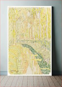 Πίνακας, Navigates between trees (1980) by Jan Toorop