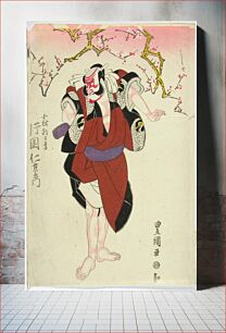 Πίνακας, Näyttelijä kataoka nizaemon vii näytelmässä azuma kagami (sogan suvun historia), 1817, Toyokuni I